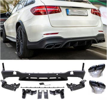 Geschikt voor Mercedes X253 GLC-Klasse SUV diffuser + uitlaa, Verzenden, Nieuw