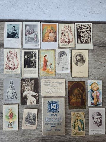 Themacollectie - Religieuze prentjes en gebedenboeken -, Antiek en Kunst