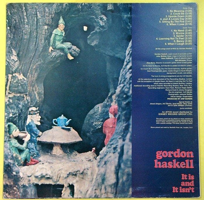 Gordon Haskell (ex-King Crimson) - It is and It isnt (UK, Cd's en Dvd's, Vinyl Singles