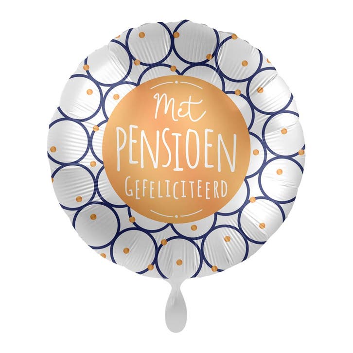 Helium Ballon Met Pensioen Gefeliciteerd!, Hobby & Loisirs créatifs, Articles de fête, Envoi