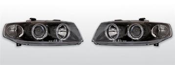 Carnamics Koplampen | Seat Leon 00-06 5-d | Angel Eyes zwart, Verzenden