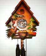 Pendule à coucou - Hubert Herr - Bois - 1970-1980, Antiquités & Art