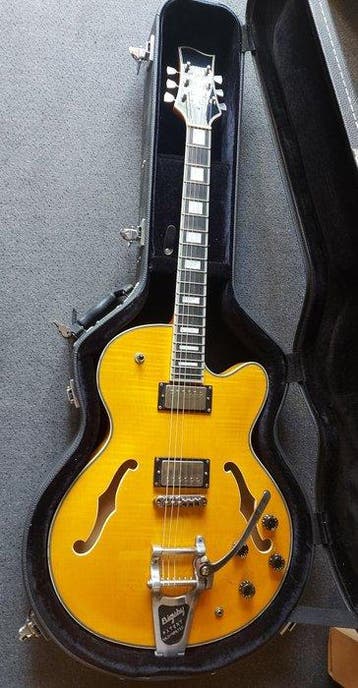 Stromberg Bigsby - Monterey Aged Black - - Semi-hollow body, Nieuw