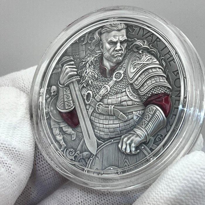 Kameroen. 2,000 Francs 2026 – Ivar the Boneless – 2 oz, Timbres & Monnaies, Monnaies | Europe | Monnaies non-euro