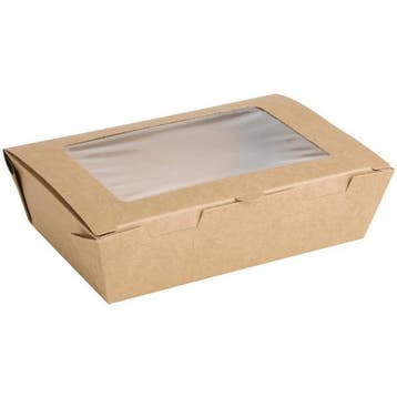 Saladebakken | Karton/Kunststof | 700ml | Recyclebaar | 200, Verzenden