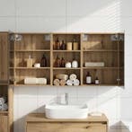 vidaXL Badkamerkast set 3 pcs 140 x 14,5 x 70 cm Bewerkt, Verzenden, Nieuw