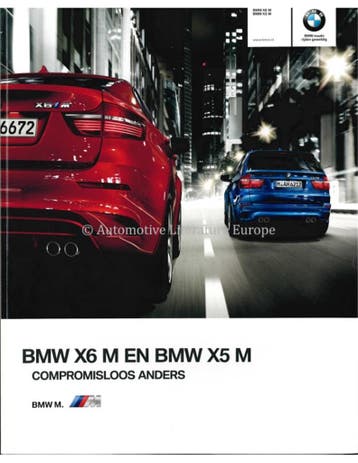 2009 BMW X5 M & X6 M BROCHURE NEDERLANDS, Boeken, Ophalen of Verzenden, Nieuw