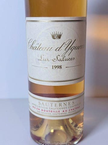 1998 Château dYquem - Sauternes 1er Cru Supérieur - 1, Verzamelen, Wijnen, Nieuw