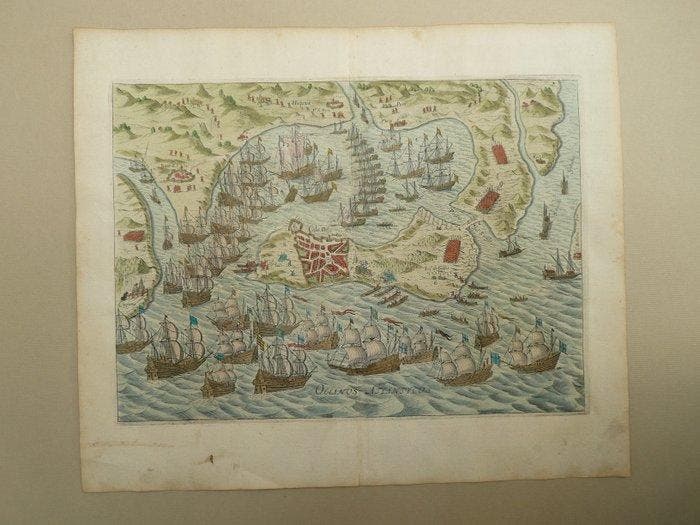 Spanje - Cadiz; Jan Janszoon Orlers - Without Title -, Boeken, Atlassen en Landkaarten