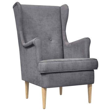 vidaXL Fauteuil Lichtgrijs ARES, Verzenden, Nieuw