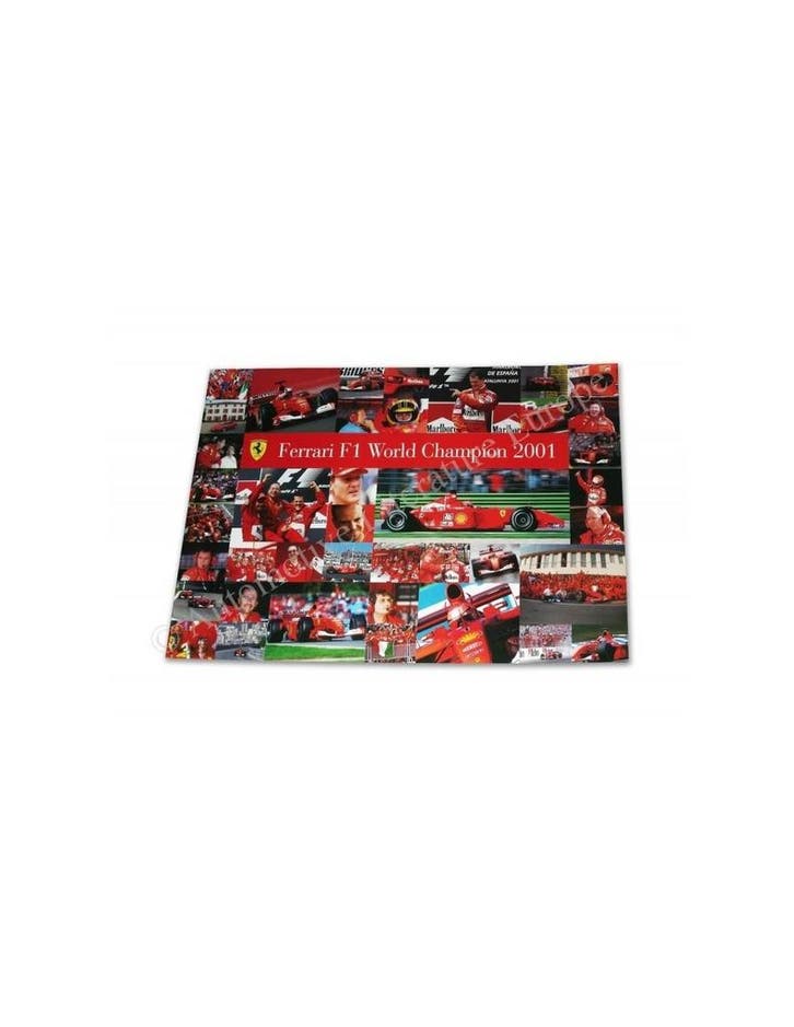 2001 FERRARI F1 WORLD CHAMPIONS DEALER POSTER 1754/01, Boeken, Auto's | Folders en Tijdschriften