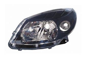 Dacia Sandero 2008-2012 Zwart Koplamp Links (Koplampen), Verzenden, Nieuw