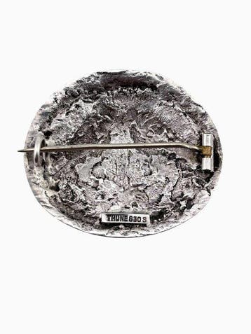 Zonder minimumprijs - Broche - THUNE - 830 zilver -