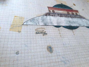 Panamarenko (1940-2019) - Magnetische proporties 1970, Antiek en Kunst