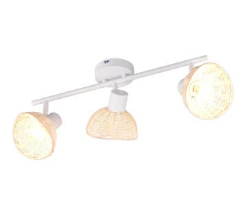 Trio CALVI plafondspot | E14 Fitting | wit mat met natuurlij, Verzenden, Nieuw
