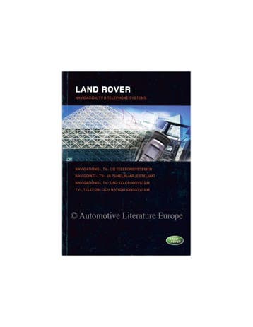 2006 LAND ROVER NAVIGATIE, TV EN TELEFOONSYSTEEM INSTRUCTI.., Ophalen of Verzenden