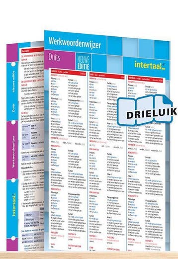 Werkwoordenwijzer Duits - nieuwe editie uitklapkaart, Verzenden, Intertaal