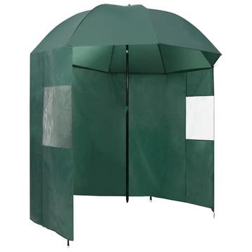 vidaXL Visparaplu 220x185 cm groen, Verzenden