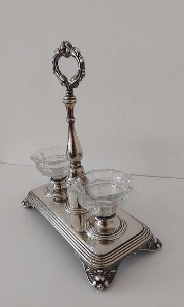Christofle - Zout- en pepervaatjes - Verzilverd -