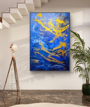 Micha Lenartowicz - Touch of Gold - XXL, Antiquités & Art