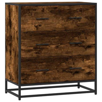 Dressoir eiken -34% Retour deal: pak die industriele deal!, Huis en Inrichting, Verzenden, 50 tot 100 cm, Zo goed als nieuw, Metaal