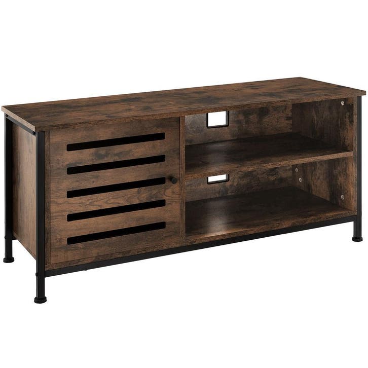 tectake TV-meubel Galway 110x41,5x50,5cm - Industrieel hout, Maison & Meubles, Armoires | Mobilier de télévision, Envoi