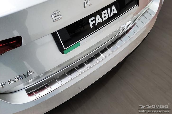 RVS Achterbumperprotector passend voor Skoda Fabia IV, Autos : Divers, Accessoires de voiture, Envoi