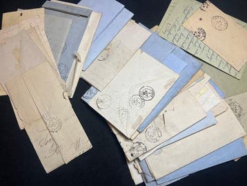 Frankrijk - Frankrijk 19e eeuw – 66 plooien – Napoléon III,, Gestempeld