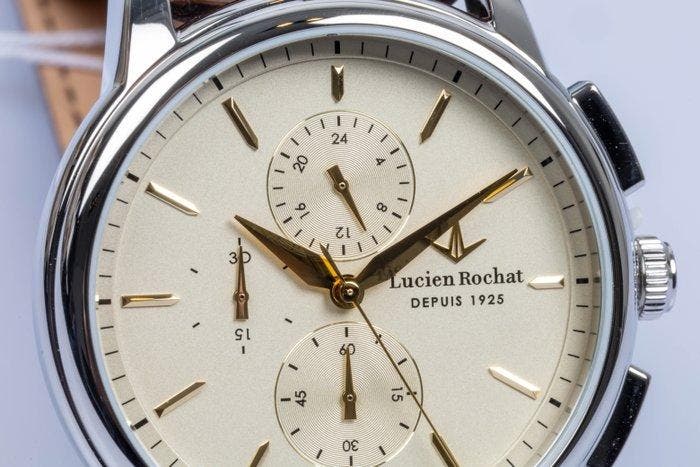 Lucien Rochat - Iconic - Classic - Ivory - Chronograph -, Handtassen en Accessoires, Horloges | Heren
