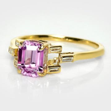 Sans prix de réserve - Bague - 14 carats Or jaune, HRD 1,89