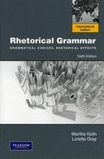 Rhetorical Grammar:International Edition 9780205788217, Verzenden, Kolln Martha