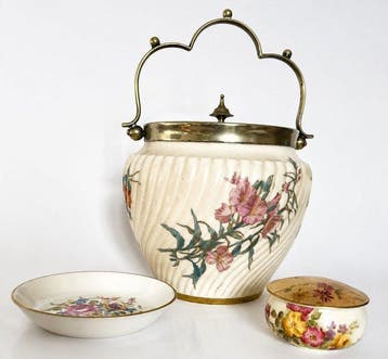 Royal Worcester - Pot (3) - 1380 - Weg Nr. 125344 -