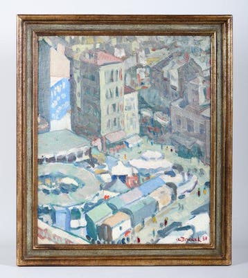 André Dendal (1901-1979) - Kermesse 38, Antiek en Kunst