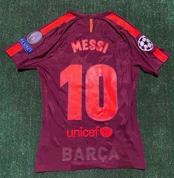 FC Barcelona – 2017/18 – Lionel Messi 10 – Nike AeroSwift, Verzamelen, Nieuw