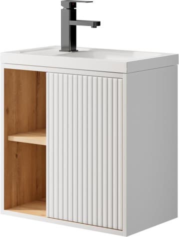 Wastafelkast - Wastafelmeubel - Wastafelonderkast - 50,5 cm, Verzenden