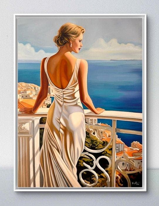 Biatturi Irina - Au Palais de la Méditerranée, Antiek en Kunst, Kunst | Designobjecten