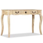 vidaXL Wandtafel 120x50x80 cm massief mangohout, Huis en Inrichting, Tafels | Bijzettafels, Verzenden, Nieuw