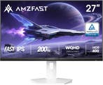 Amzfast 27 inch gaming monitor, 2560x1440 WQHD, 200Hz, Fast, Verzenden, Nieuw