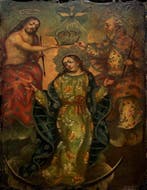 École du Cusco (XX) - La Couronnation de la Vierge