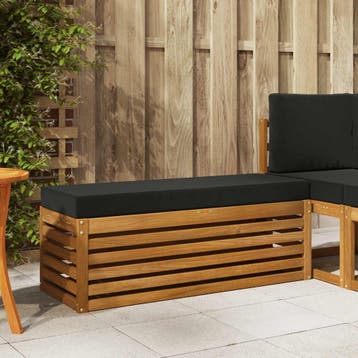 vidaXL Buitenstoelbank Massief Acacia Hout Naturel, Verzenden, Nieuw