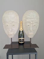Kare design - Figuur - Set van twee masque met translucente