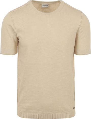 No Excess Knitted T-Shirt Ecru maat Maat 52/54 (L) Heren, Verzenden, Nieuw, Maat 52/54 (L), No Excess