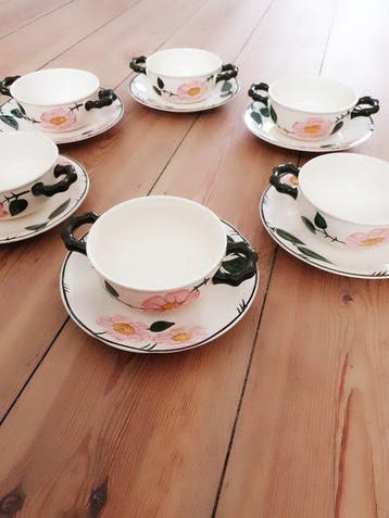 Villeroy & Boch - Tafelservies voor 6 (12) - Wild Roses -