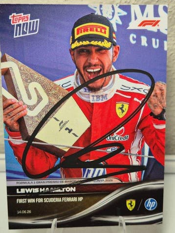 Ferrari - Gran Premio di Barcellona topps now 038 - Lewis