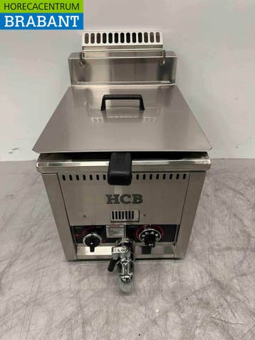 HCB RVS Friteuse Frituur 21 liter Gas Horeca, Ophalen of Verzenden