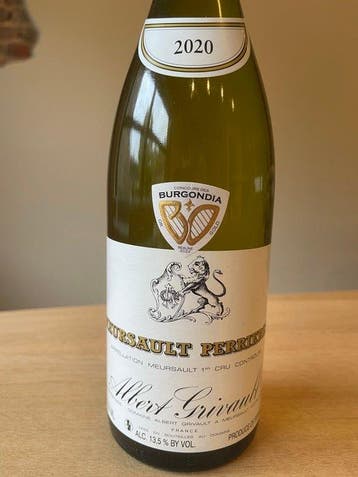 2020 Albert Grivault Perrières - Meursault 1er Cru - 1, Collections