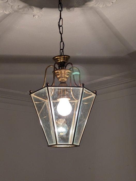 Lampe à suspendre - Cristal, Antiek en Kunst, Curiosa en Brocante