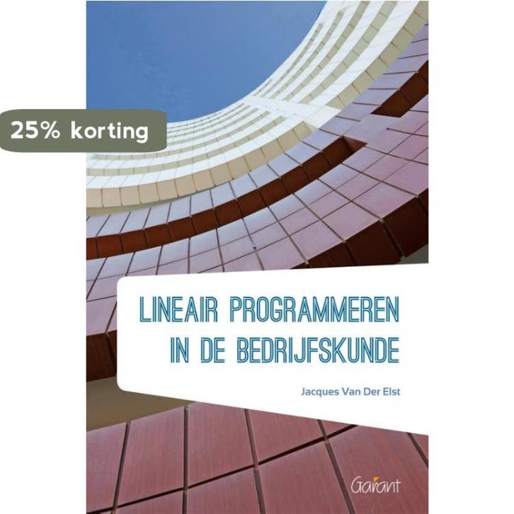 Lineair programmeren in de bedrijfskunde 9789044133813, Livres, Livres d'étude & Cours, Envoi