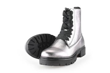 Muyters Veterboots Meisjes in maat 30 Zilver, Verzenden, Jongen of Meisje, Schoenen, Nieuw