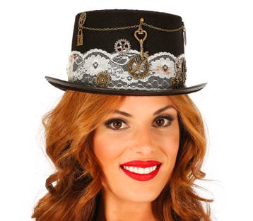Steampunk Hoed Dames, Verzenden, Nieuw